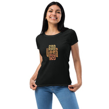 Load image into Gallery viewer, Good Vibes Only Women’s Fitted T-Shirt
