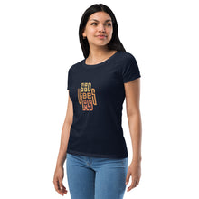 Load image into Gallery viewer, Good Vibes Only Women’s Fitted T-Shirt
