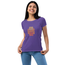 Load image into Gallery viewer, Good Vibes Only Women’s Fitted T-Shirt
