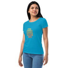 Load image into Gallery viewer, Good Vibes Only Women’s Fitted T-Shirt

